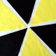 10m Black and Yellow Bunting
